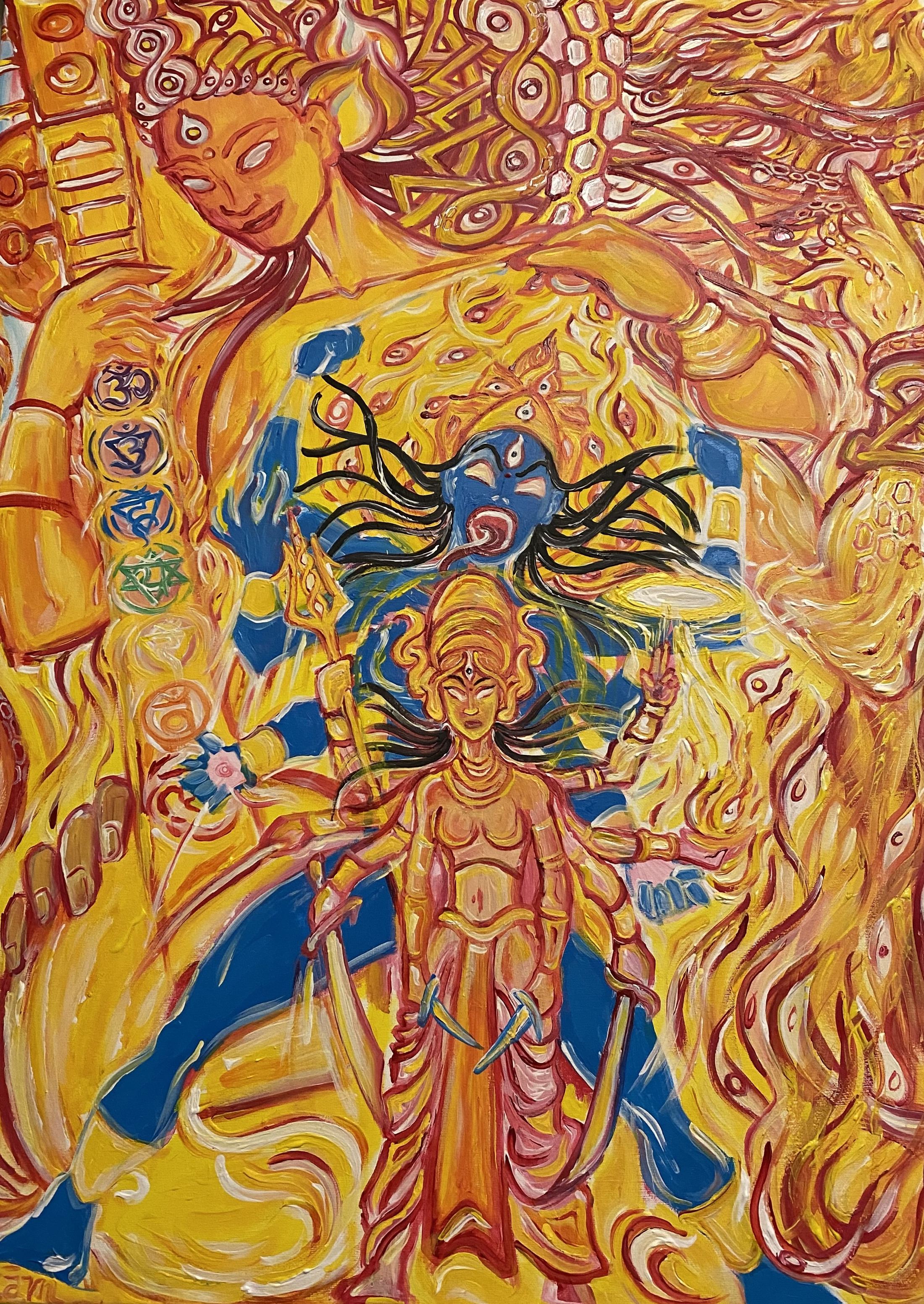 Trinity of Sound — Acrylic on canvas